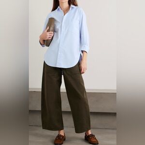 Citizens Of Humanity Kayla Button Front Shirt blue- xs